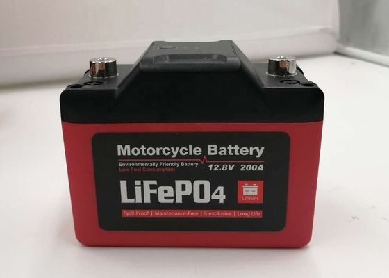 12V 2Ah 200CCA elektrisches Lithium-Ion des Motorrad-Batterie-Satz-LiFePO4