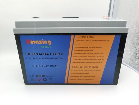Rv-Boots-wieder aufladbare Lifepo4 Batterie 24V 100Ah für Golfmobil