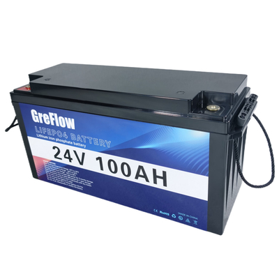 Langer Blei-Säure-Batterie-Ersatz des Nutzungsdauer-Lithium-24v 100ah mit intelligentem BMS