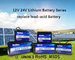 Energie-tiefer Zyklus Lifepo4 Marine Battery 24v 100Ah Smarts BMS Bluetooth App Energy für Boot